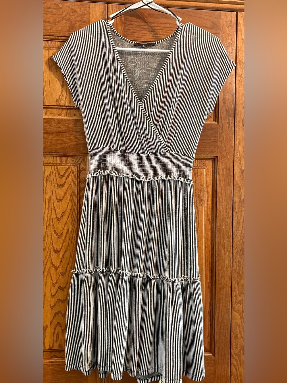 Striped Black & White Women’s Dress